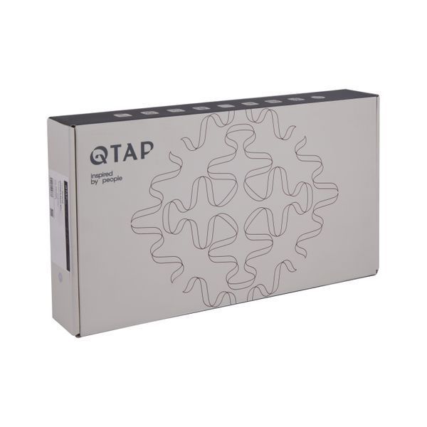 Змішувач для раковини Qtap Vlasta New високий QTVLA269GMB45653 Gunmetal Black PVD SD00051777 фото