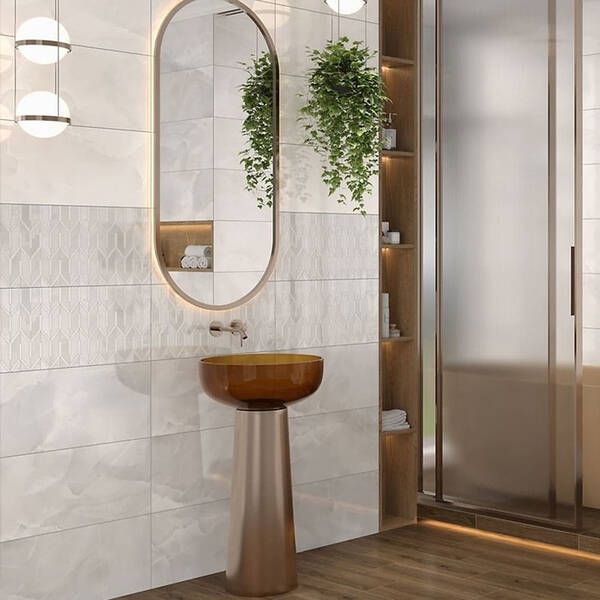 Декор Opoczno Amanda Inserto Geo Glossy 29,7x60 см 593278 фото