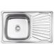 Кухонна мийка Brinex 7848 0,8 мм Micro Decor (BRIN7848MDEC08) SD00054098 фото 1