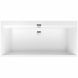SQURO EDGE 12 ванна 180*80см з ніжками та зливом-переливом, колір white alpin 52038 фото 1