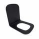Сидіння для унітаза Qtap Tern 420х340х35&nbsp;мм, Matt Black, з мікроліфтом, Slim Duroplast, Quick Release QT99HY2322MB SD00051482 фото 2
