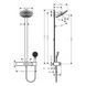 PULSIFY Showerpipe душова система 260 з термостатом , чорний матовий 81447 фото 2