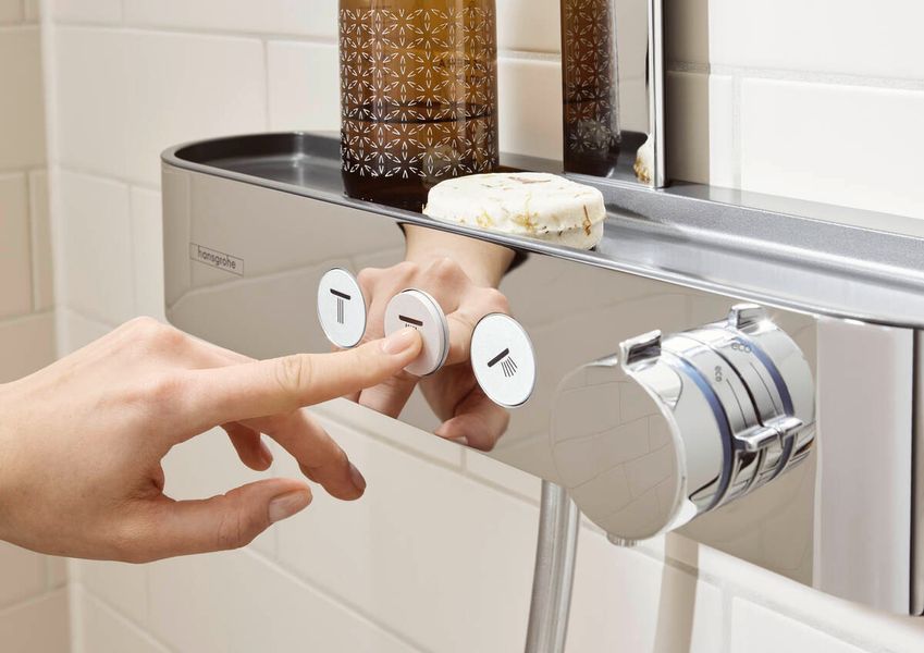 PULSIFY Showerpipe душова система 260 з термостатом , чорний матовий 81447 фото