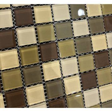 Мозаїка MOZAICO DE LUX V-MOS A107 BROWNIE 30,5х30,5 см 598514 фото