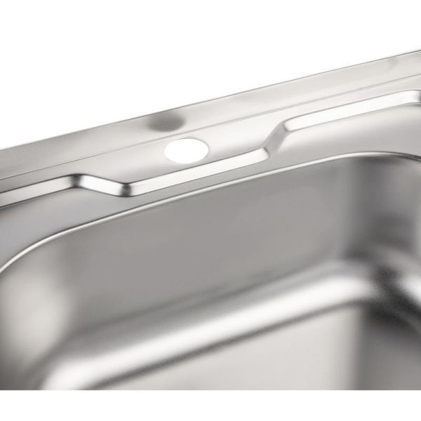 Кухонна мийка Brinex 5050 0,6 мм Satin (BRIN5050SAT06) SD00054100 фото