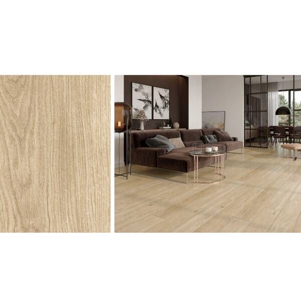 Керамогранит Cersanit Charmwood Beige Mat Rect** 19,8x119,8 см 579337 фото