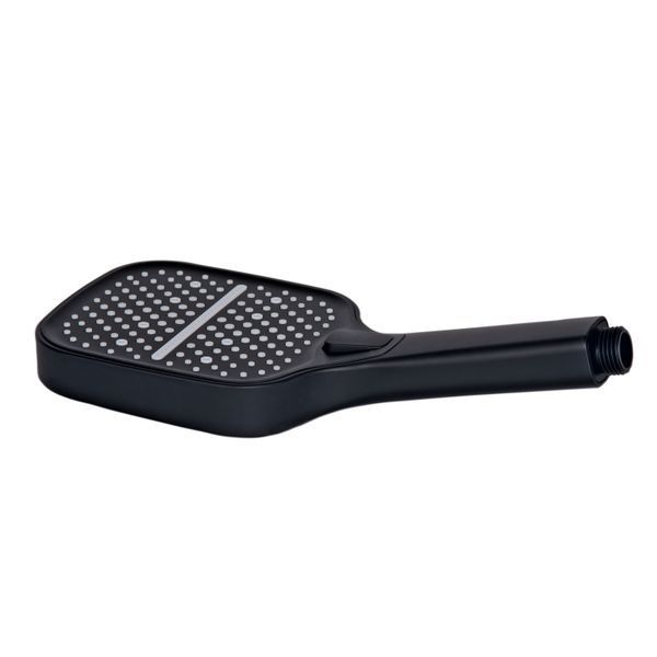 Лійка для ручного душу Qtap Rucni 260x120 мм округла QTRUC125BLM45782 Black Matt SD00051906 фото