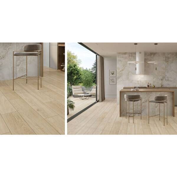 Керамогранит Cersanit Charmwood Beige Mat Rect** 19,8x119,8 см 579337 фото