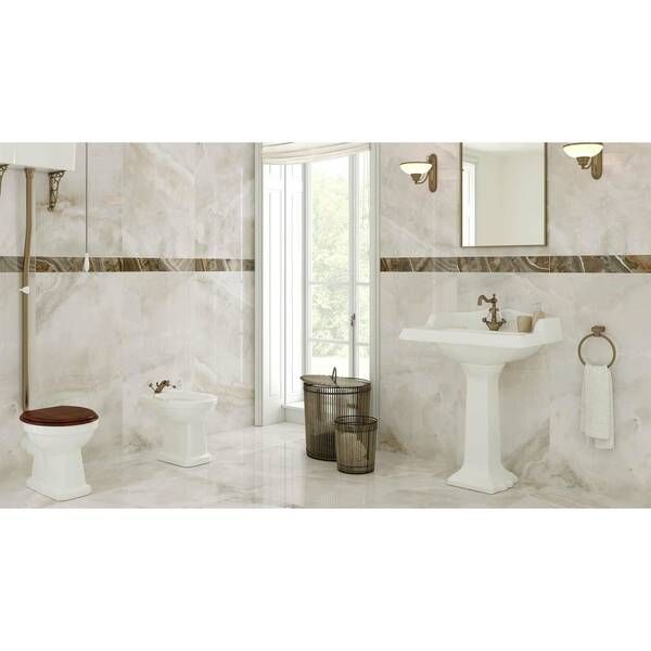 Керамогранит Pamesa Cr.Sardonyx Cream (Fam 004 Leviglass) 90x90 см 510580 фото