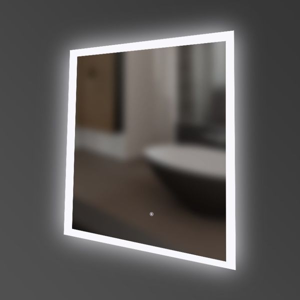 6032160 ART Дзеркало 600x700 прямокутне, з тачсенсором та LED підсвідкою (1 сорт) 546942 фото