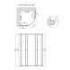 Душевая кабина Lidz Latwa SC90x90.SAT.LOW.DGR, стекло темное тонированное 4 мм без поддона SD00054875 фото 2