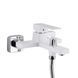 Смеситель для ванны Qtap Gemini (c душевым гарнитуром) QTGEM259CRW45683 Chrome/White SD00051807 фото 2