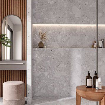Керамограніт Cersanit Genesis Light Grey Matt Rect 59,8x119,8 см 598894 фото