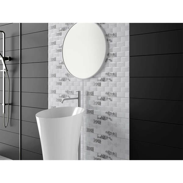 Плитка Cersanit Indira White Satin 20x60 см 357938 фото