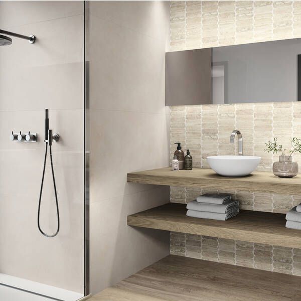 Плитка APE Verse Poeme Sand Rect 40x120 см 596451 фото