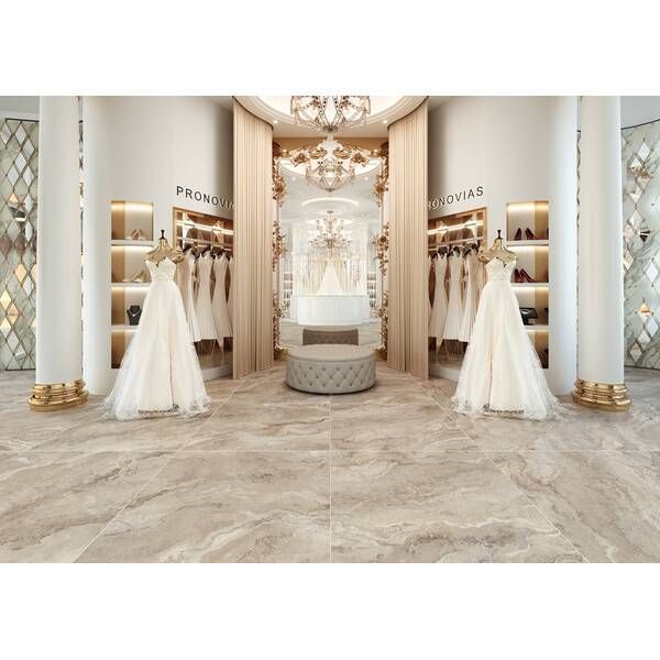 Керамогранит Almera Ceramica (Spain) Sena Crema 120x120 см 579441 фото