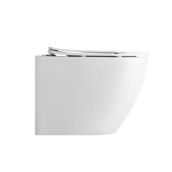 Унітаз підвісний Qtap Robin Ultra Quiet безобідковий з сідінням Soft-close 520x365x365 мм WHITE SD00052888 фото