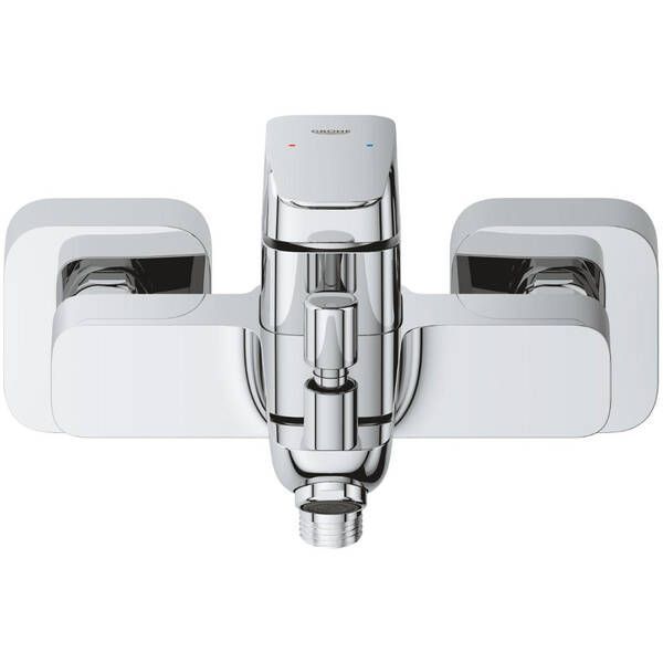 Смеситель для ванны Grohe Cubeo 1018140000 с душевым набором, хром 574088 фото