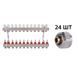 Комплект: Thermo Alliance Standart Колектор латунний з витратомірами 1"х12 SD235W12 + SD Євроконус 3/4''х16&times;2 SD346 SD00055017 фото 1
