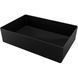 Раковина SDR Ceramiche Qube 11 MBLVQ11 50х33 см, в кольорі графіт 584642 фото 2