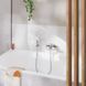 Смеситель для ванны Grohe Cubeo 1018140000 с душевым набором, хром 574088 фото 13