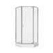 Набор Qtap душевая кабина Leo CRM10995-AC6 Clear 2020x900x900 мм + поддон Diamond 309912 90x90x12 см с сифоном SD00048935 фото 1