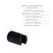 Комплект Qtap Slavonice Black Matt: Смеситель QTSLA259BLM45918 + Держатель QT829910842854OB + Шланг QTHADPVCSQ160B + Лейка QTRUC125BLM45951 SD00054151 фото 7
