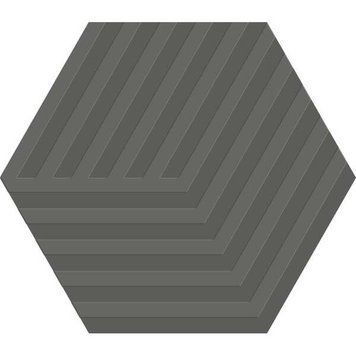 Керамограніт Argenta Ceramica Gallery Cube Dark Hex 14x16 см 519695 фото