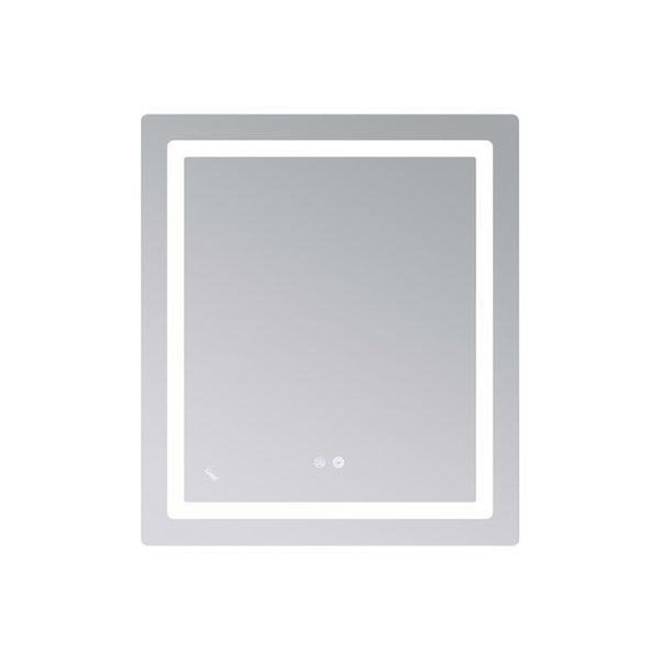 Дзеркало Lidz Kubis 700х800 з LED-підсвічуванням Touch, з антизапотіванням, з димером, рег. яскравості LD78LF904708048447 SD00054571 фото
