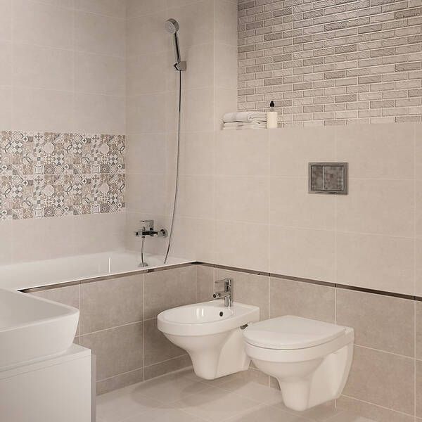 Плитка Cersanit Margo Light Grey 25x40 см 540976 фото