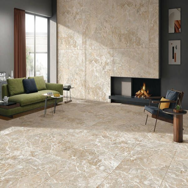 Керамограніт Ceramica Deseo Breccia Boreale Beige 60x120 см 566399 фото