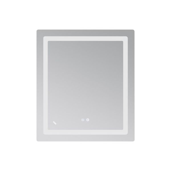 Дзеркало Lidz Kubis 700х800 з LED-підсвічуванням Touch, з антизапотіванням, з димером, рег. яскравості LD78LF904708048447 SD00054571 фото