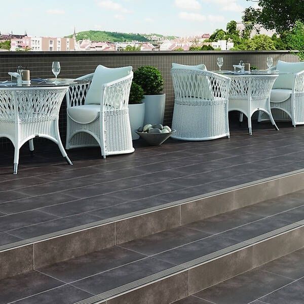 Ступень Cersanit City Squares Anthracite Steptread 29,8x59,8 см 422114 фото