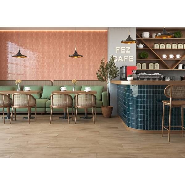 Плитка Ceramica Deseo Sticks coral 20x20 см 575369 фото