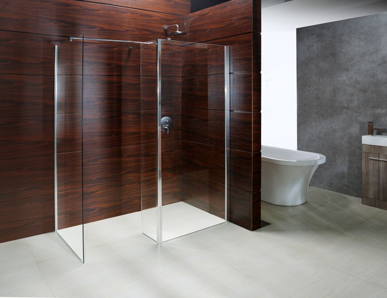 Стінка Walk-In 90*190см, загартоване прозоре скло 8мм 56987 фото