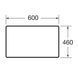 VICTORIA BASIC MODULAR стiлешниця 59см, колiр бiлий 80796 фото 2