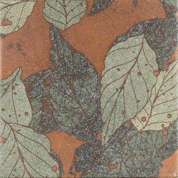 Керамограніт Pamesa Leaf Victoria Turquoise Copper 20,4x20,4 см 559503 фото