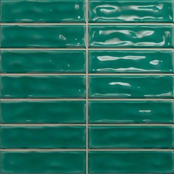 Плитка Ceramica Deseo Sticks emerald 20x20 см 575370 фото