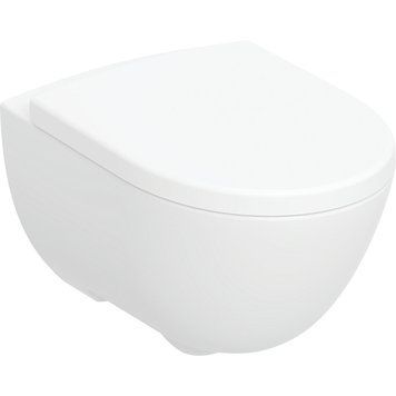 MODO унитаз подвесной Rimfree, воронковидный, закрытая форма, с сиденьем с крышкой 92161 фото