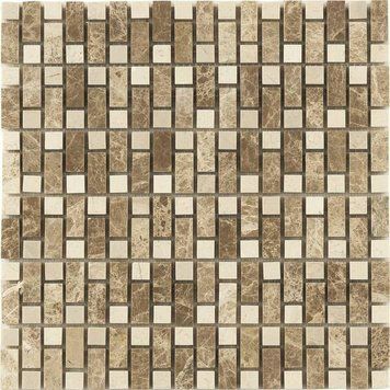 Мозаїка Mozaico De Lux Cl-Mos PMST34 Beige Stripe 30x30 см 464989 фото