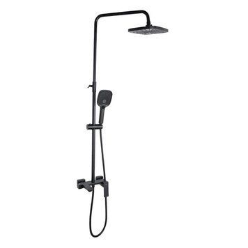 Душова система універсальна Qtap Gemini на три споживачі (з виливом) QTGEM111BLM45686 Black Matt SD00051810 фото