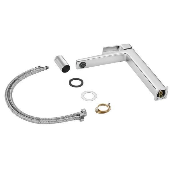 Смеситель латунный для раковины Lidz Orion 001FH высокий (k25) LDORI001FHCRM48096 Chrome SD00054220 фото
