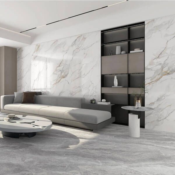 Керамограніт Almera Ceramica-2 WQX01990180GAS Calais White 90x180см 549326 фото