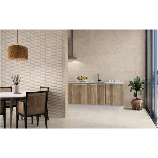 Плитка Almera Ceramica (Spain) Coralstone Cottone 33x100 см 568714 фото