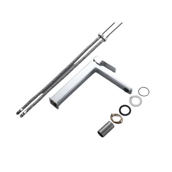 Смеситель латунный для раковины Lidz Orion 001FH высокий (k25) LDORI001FHCRM48096 Chrome SD00054220 фото