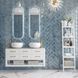 Плитка Golden Tile Como Синий на БЕЛ.Рельеф COМS51 10х30 см 604578 фото 1