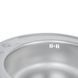 Кухонная мойка Lidz 490-A 0,8 мм Satin (LIDZ490ASAT) SD00027758 фото 7
