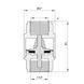 Обратний клапан Thermo Alliance Forte 1 1/4"ВВ никель с латунным штоком TAF240W32 SD00053354 фото 2