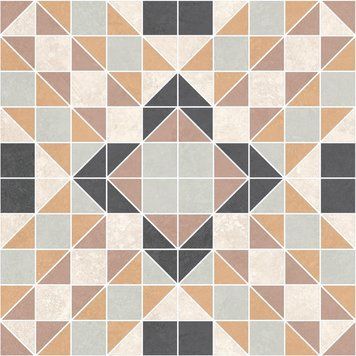 Керамогранітна плитка Kompas Mosaic 45 F\DEC P 47*47*7 NR Mat 1 60128512 фото