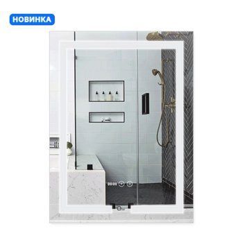 Зеркало Qtap Mideya (DC-F936) 500х800 с LED-подсветкой Touch, с антизапотеванием, диммером QT2078F936W SD00036739 фото